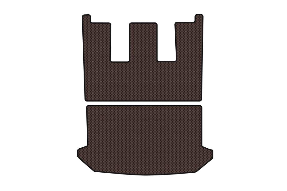 Citroen C-8 2002–2014 Gummimatta för bagageutrymmet Carsuit V1 (Brun) Image