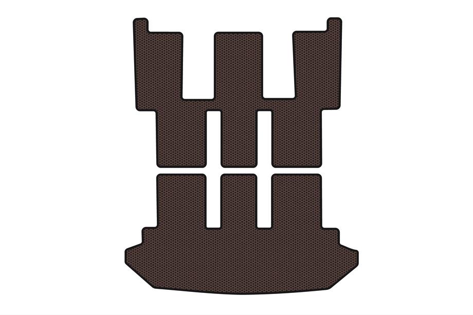 Citroen C-8 2002–2014 Gummimatta till bagageutrymmet Carsuit V2 (Brun) Image