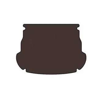 Gummimatta till bagageutrymmet Carsuit V2 (Brun)