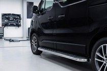 Nissan Primastar 2002–2014 Sidosteg Maydos V1 (2 st, aluminium ↗ rostfritt stål) foto 1