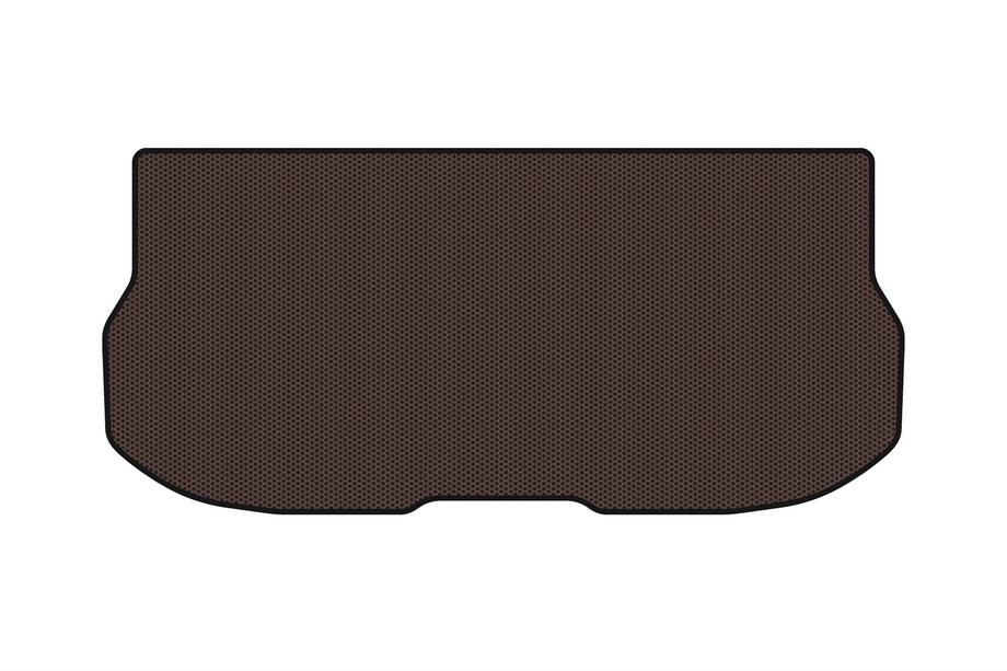 Nissan Quest 2011–2017 Gummimatta för bagageutrymme Carsuit (med 3:e sätesrad, 7-sits, brun) Image