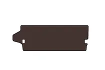 Nissan Pathfinder R51 2005–2014 Gummimatta till bagageutrymmet Carsuit (upp till 3:e raden, brun) foto 1