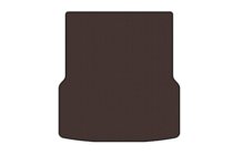 Tesla Model S 2012– Carsuit gummimatta till bagageutrymmet främre (4WD, 2012-2021, brun) foto 1