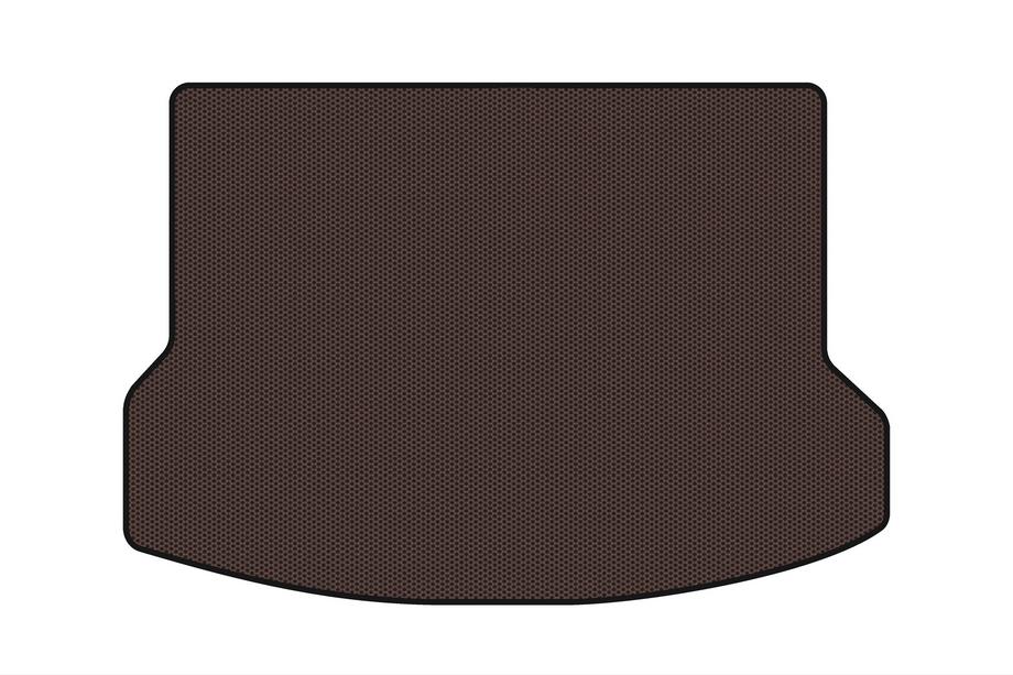 Nissan X-trail T32/Rogue 2014–2021 Gummimatta för bagageutrymmet Carsuit (5-sits, Europa, brun) Image