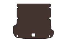 Audi Q7 2015–2026 Gummimatta för bagageutrymmet Carsuit (7-sits, brun) foto 1