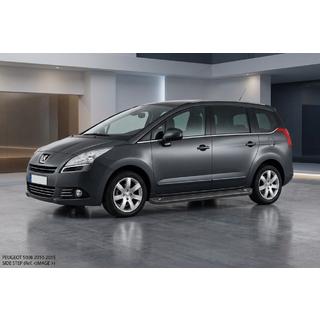 Sidosteg Allmond Black (2 st, aluminium) Peugeot 5008 2009–2016 foto 1