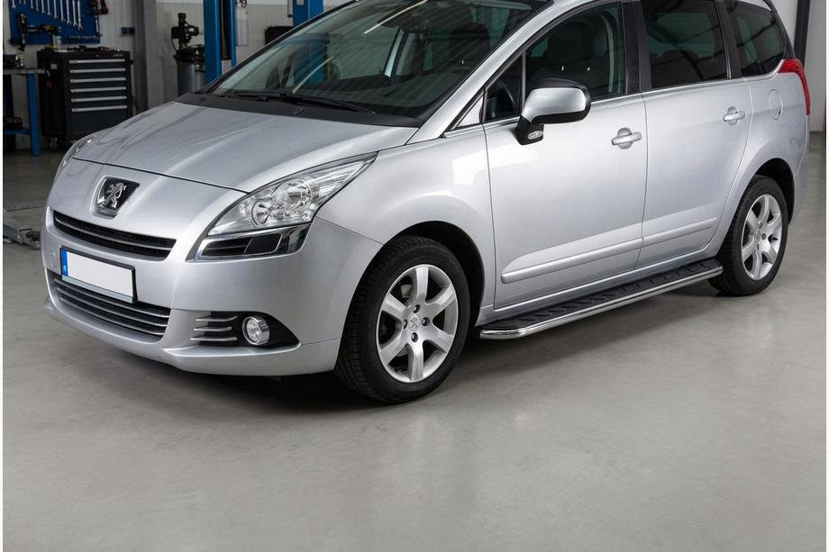 Peugeot 5008 2009–2016 Sidosteg Maydos V1 (2 st, aluminium ↗ rostfritt stål) Image
