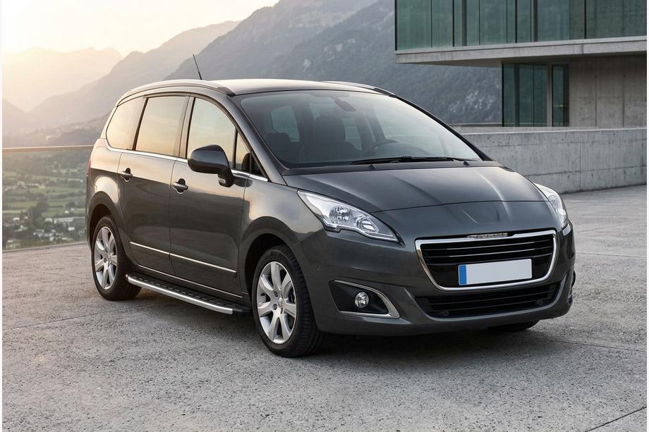Peugeot 5008 2009–2016 Sidosteg Fullmond (2 st, aluminium) Image