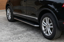 Porsche Cayenne 2003–2010 Sidosteg Maydos V1 (2 st, aluminium ↗ rostfritt stål) foto 1