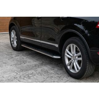 Sidosteg Maydos V1 (2 st, aluminium ↗ rostfritt stål) Porsche Cayenne 2003–2010 foto 1