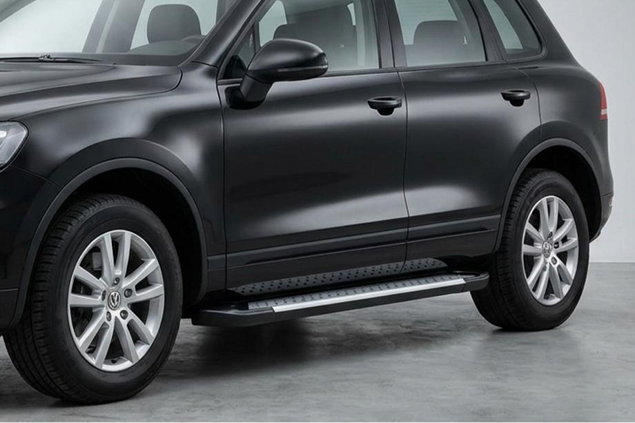 Porsche Cayenne 2003–2010 Sidosteg Allmond (2 st, aluminium) Image