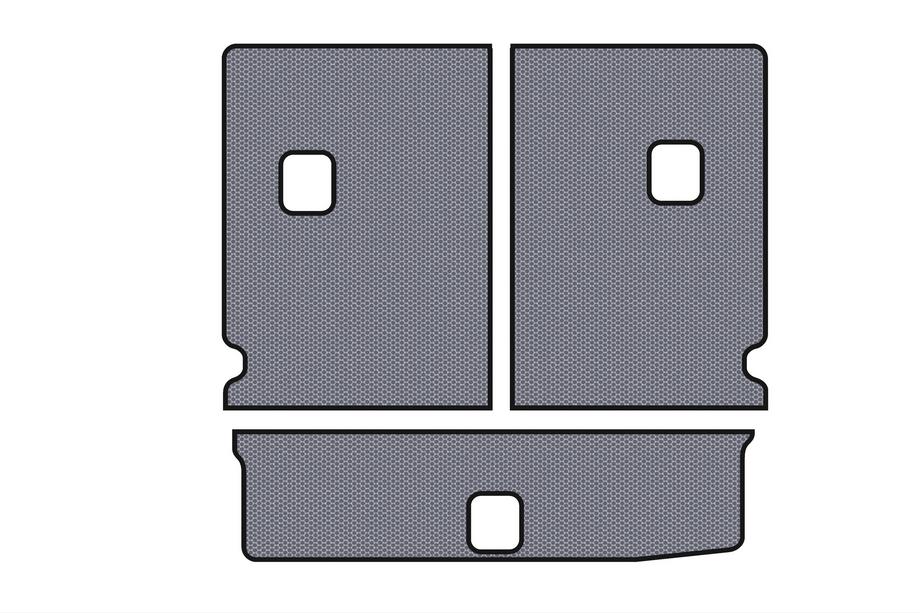 Chevrolet Orlando 2010–2018 Gummimatta till bagageutrymmet Carsuit V-1 (Grå) Image