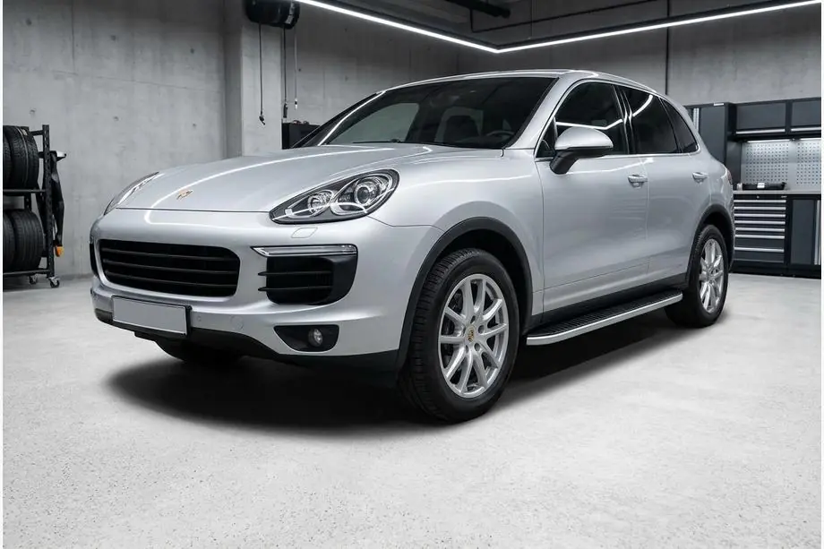 Porsche Cayenne 2010–2017 Sidosteg Tayga (2 st, aluminium) Image