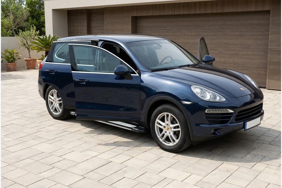 Porsche Cayenne 2010–2017 Sidosteg Rainbow (2 st, aluminium) Image