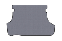 Toyota Yaris 2006–2011 Gummimatta till bagageutrymmet Carsuit (SD, USA, grå) foto 1