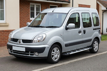 Renault Kangoo 1998–2008 Sidosteg Sunrise (2 st, aluminium) foto 1