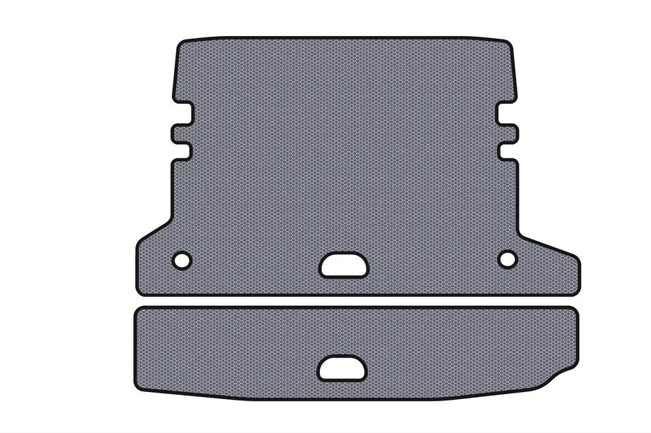 BMW 3-serien F30/F31 2012–2019 Gummimatta till bagageutrymmet Carsuit V-2 (för F-31, grå) Image