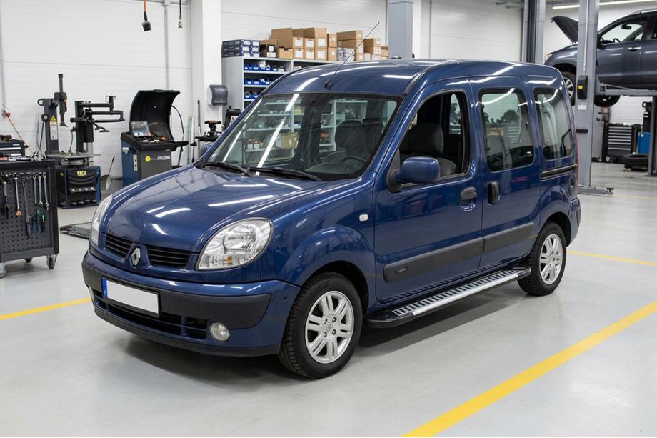 Renault Kangoo 1998–2008 Sidosteg Line (2 st, aluminium) Image