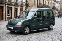 Renault Kangoo 1998–2008 Sidosteg Duru (2 st, aluminium) foto 1