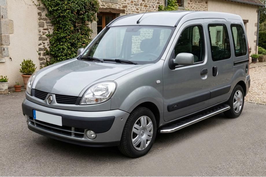 Renault Kangoo 1998–2008 Sidosteg Maydos V1 (2 st, aluminium / rostfritt) Image