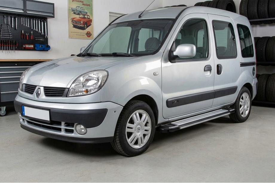 Renault Kangoo 1998–2008 Sidosteg Rainbow (2 st, aluminium) Image