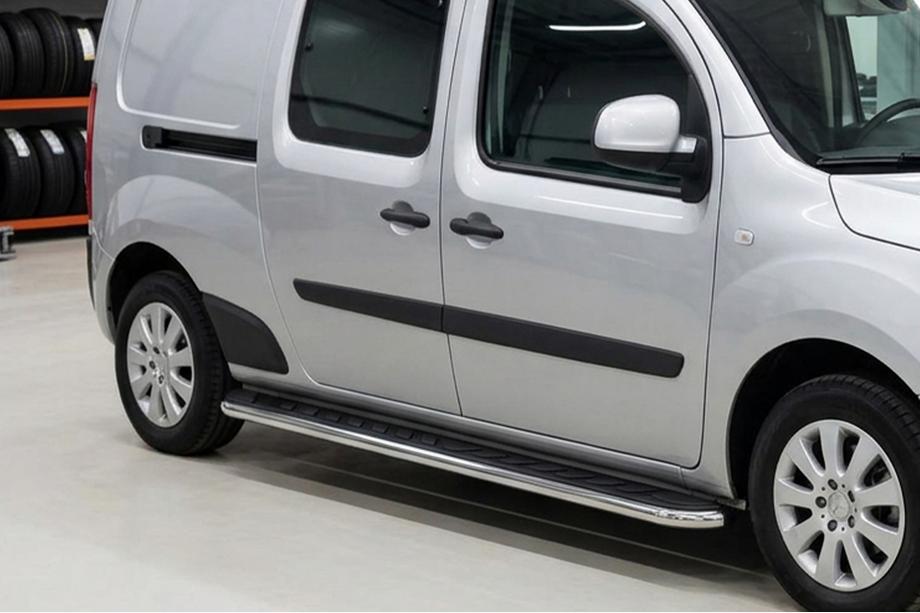 Renault Kangoo 2008–2020 Sidosteg Maydos V1 (2 st, aluminium / rostfritt) Image