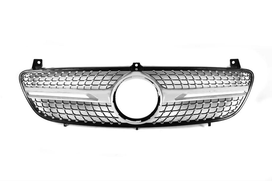 Mercedes Vito W639 2004–2014 Rea Frontgrill Diamond Silver (2004-2010) Image