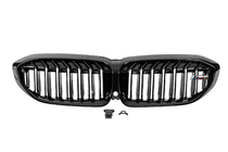 BMW 3-serien G20/G21 2018– Njurgrill M-Look V1 (2018-2022, svart högglans) foto 2