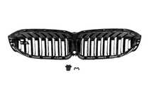 BMW 3-serien G20/G21 2018– Njurgrill M-Look V1 (2018-2022, svart högglans) foto 5