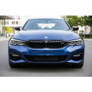 Njurgrill M-Look V1 (2018-2022, svart högglans) BMW 3-serien G20/G21 2018– foto 1