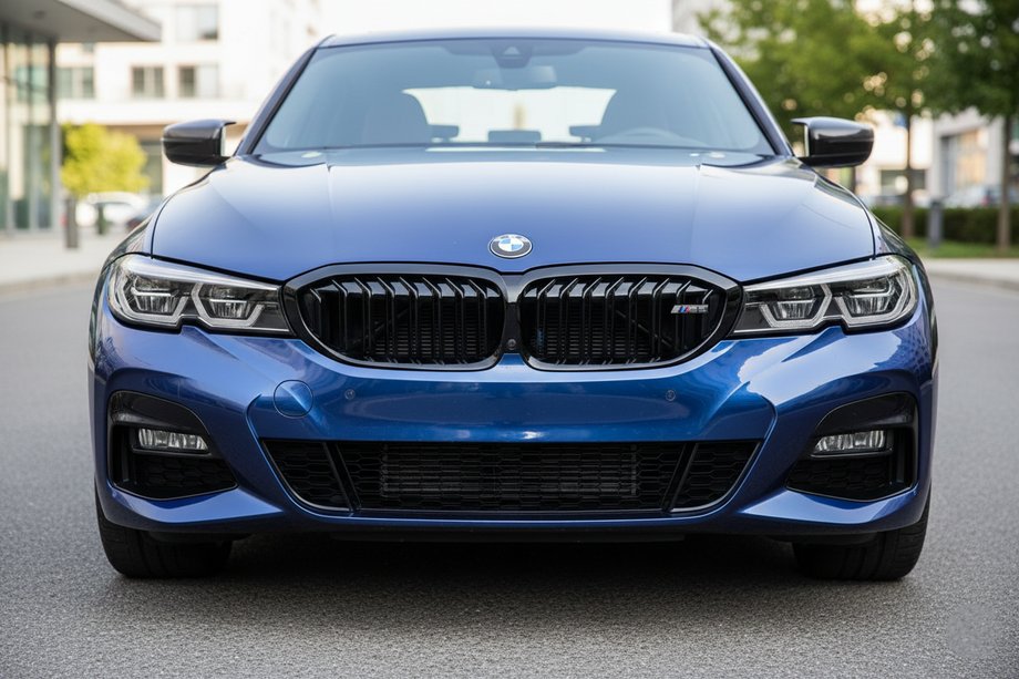 BMW 3-serien G20/G21 2018– Njurgrill M-Look V1 (2018-2022, svart högglans) Image