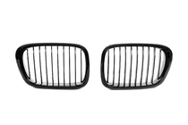 BMW 5-serie E39 1996–2003 1-Bar njurgrill (2000-2003, svart högglans) foto 2