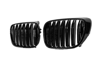 BMW 7-serien G11/G12 2015–2022 M-Look njurgrill (2016-2019, blanksvart) foto 3