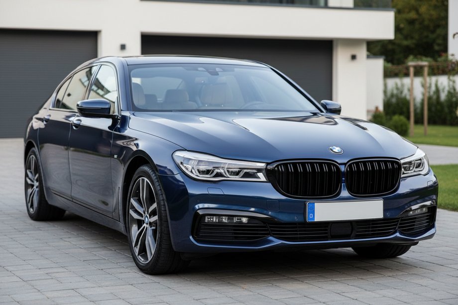 BMW 7-serien G11/G12 2015–2022 M-Look njurgrill (2016-2019, blanksvart) Image