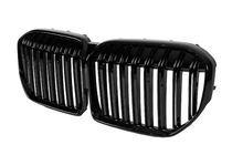 BMW 7-serien G11/G12 2015–2022 M-Look njurgaller (2019-2022, svart högblank) foto 3
