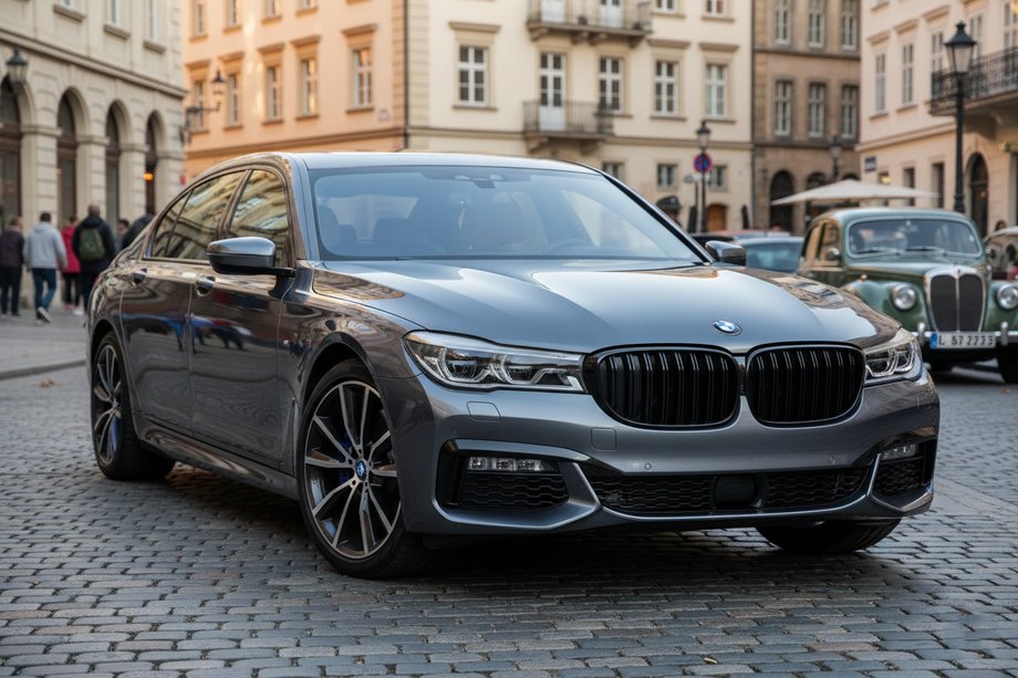 BMW 7-serien G11/G12 2015–2022 M-Look njurgaller (2019-2022, svart högblank) Image