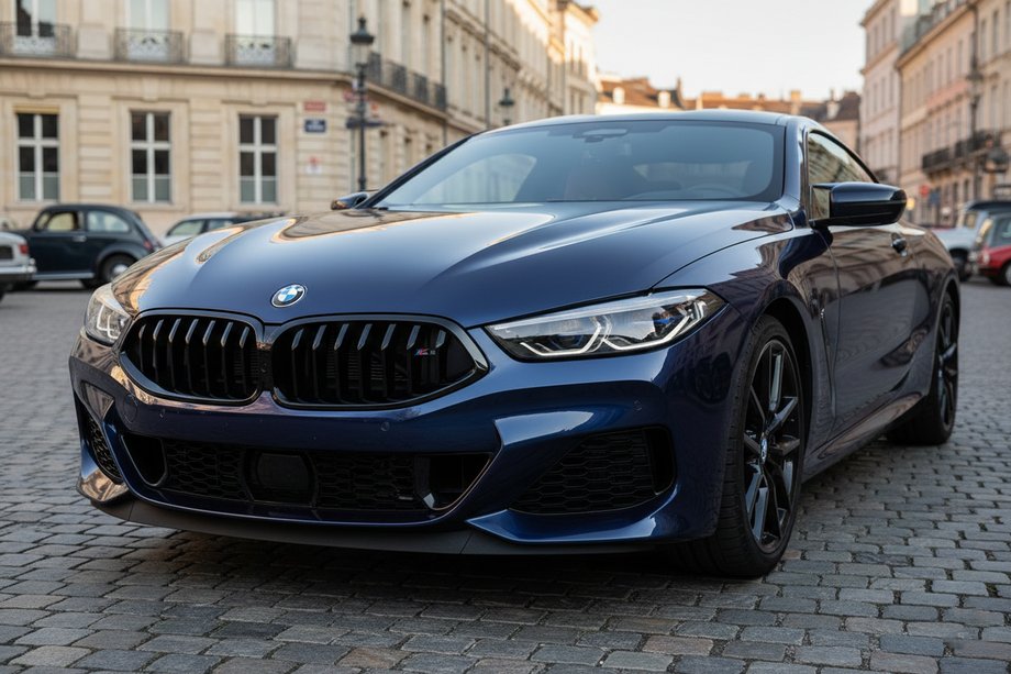 BMW 8-serie G14/G15/G16 2018– Njurgrillar 1-Bar (2018-2022, svart högglans) Image