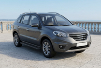 Renault Koleos 2008–2016 Sidosteg Allmond Black (2 st, aluminium) foto 1