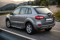 Renault Koleos 2008–2016 Sidosteg Sunrise (2 st, aluminium) foto 1