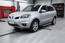 Renault Koleos 2008–2016 Sidosteg Duru (2 st, aluminium) foto 1