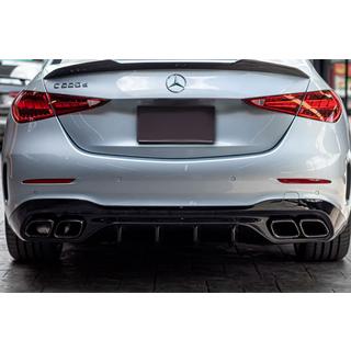Bakre diffuser med avgasändrör (AMG C63-design) foto 1