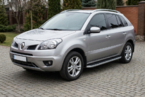 Renault Koleos 2008–2016 Sidosteg Tayga Grey (2 st, aluminium) foto 1