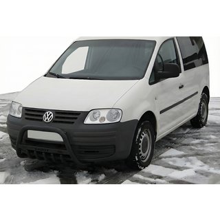 Frontbåge WT004 Black (rostfritt stål) Volkswagen Caddy 2004–2010 foto 1