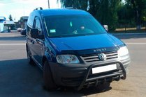 Volkswagen Caddy 2004–2010 Frontbåge WT003 Black (rostfritt) foto 4
