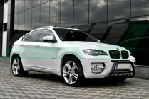 BMW X6 E71 2008–2014 Frontbåge WT003 Black (rostfritt) foto 3