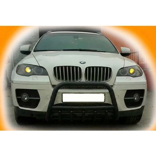 Frontbåge WT003 Black (rostfritt) BMW X6 E71 2008–2014 foto 4