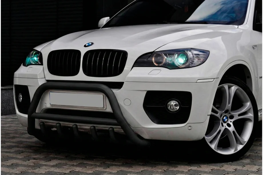 BMW X6 E71 2008–2014 Frontbåge WT003 Black (rostfritt) Image