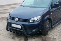 Volkswagen Caddy 2010–2015 Frontbåge WT003 Black (rostfritt) foto 1