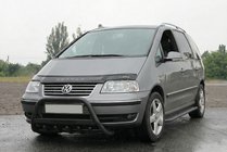 Volkswagen Sharan 1995–2010 Frontbåge WT004 Black (rostfritt stål) foto 3