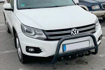 Volkswagen Tiguan 2007–2016 Frontbåge WT004 Black (rostfritt stål) foto 1